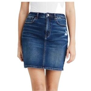 American Eagle Denim Mom Skirt